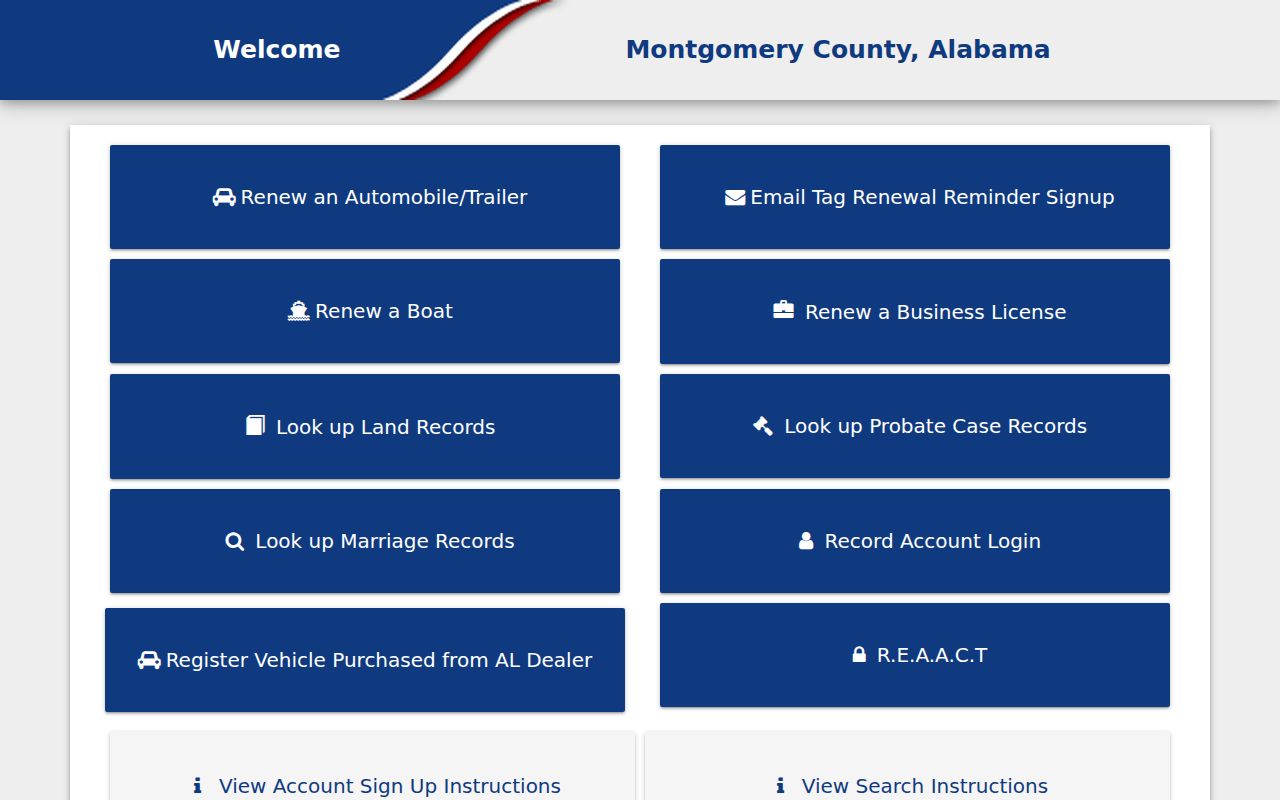 Montgomery County Probate Court online records portal